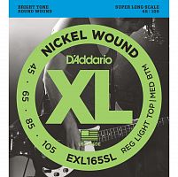 D'Addario EXL165SL Струны бас, Super Long, 045-105.