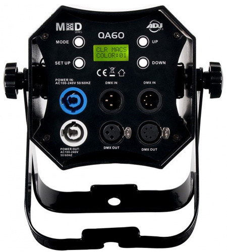 American DJ MOD QA60 светодиодный прожектор четырьмя 15-ваттными светодиодами RGBA (4-IN-1) (для общ фото 2