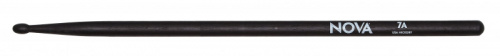 VIC FIRTH N7AB 7A, черные, деревянный наконечник