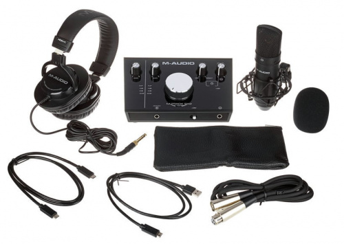 M-Audio M-Track 2X2 Vocal Studio Pro Комплект включающий в себя USB аудио интерфейс M-Track 2X2, нау фото 2