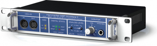 RME Multiface II - 36 канальный модуль, 24 Bit / 96 kHz, аналоговые & ADAT вх/вых, 9 1/2", 1U фото 3
