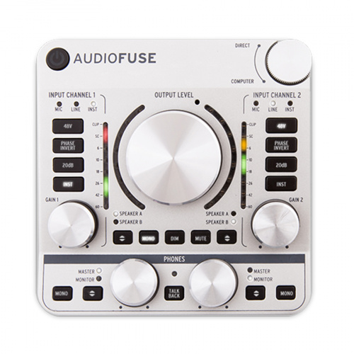 Arturia Audiofuse Classic Silver Аудио интерфейс, 24бит/192кГц, 14x14 (аналоговых 4x4) входов/выходо
