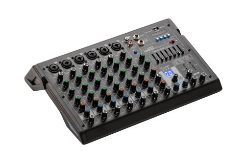 Echo Acoustic MiniStar 61FX Компактный микшерный пульт, 6xМик, +48V, 1xСтерео, 1 AUX-шина, процессор эффектов, USB-A, Bluetooth, MP3-Player, 7 GEQ фото 2