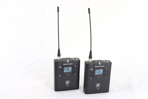 RFIntell QL7R T2-B 720,500-754,000 МГц 2-канальная радиосистема с 2-мя поясными передатчиками T2 фото 2