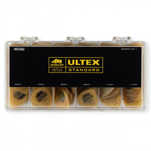 Dunlop Ultex Standard Display 4211 коробка с медиаторами, 060,073,100,114 36шт, 088 72шт, 216шт