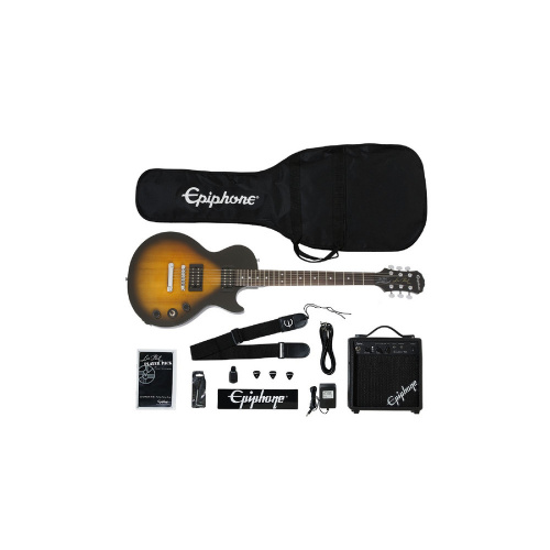 EPIPHONE Les Paul Electric Guitar Player Pack Vintage Sunburst комплект электрогитара, комбо 10 Вт, фото 2