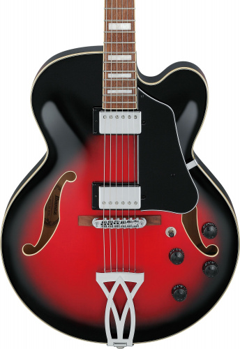 IBANEZ AF75-TRS полуакустическая гитара, цвет красный фото 4