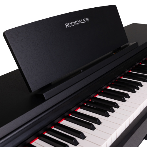 ROCKDALE Arietta Black цифровое пианино, 88 клавиш, цвет черный фото 9