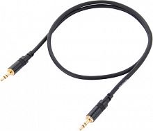 Cordial CFS 0,6 WW инструментальный кабель мини-джек стерео 3,5 мм/мини-джек стерео 3,5 мм, 0,6 м, черный