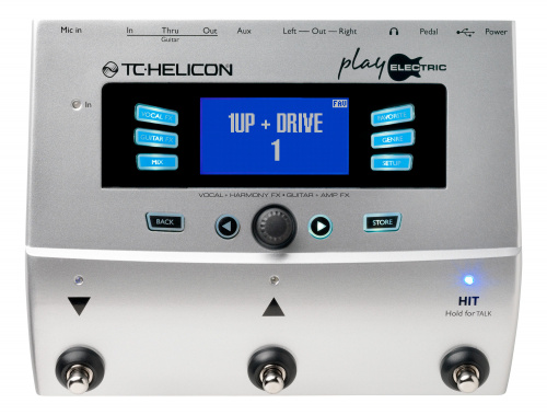TC HELICON PLAY ELECTRIC Напольный вокальный/гитарный процессор эффектов
