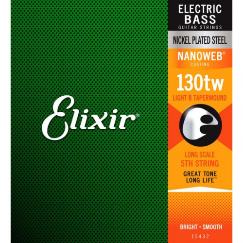 Elixir 15432 NanoWeb струна для бас-гитары 130L TW