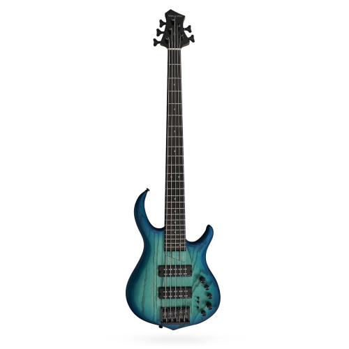 Sire M5 Swamp Ash-5 TBL 5-струнная бас-гитара, HH, активная электроника, цвет голубой
