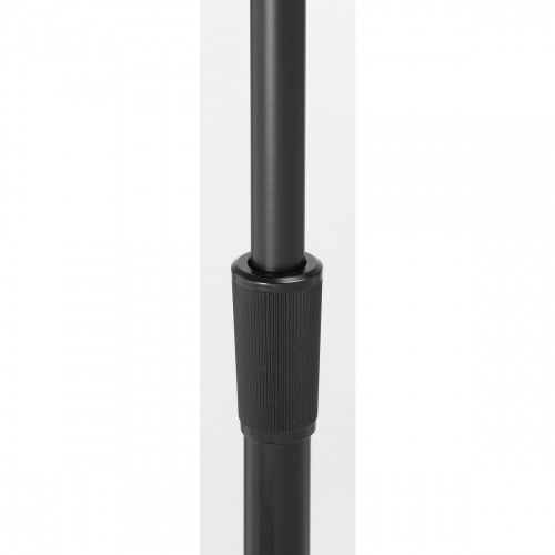 OnStage MS9210 микрофонная стойка, прямая, круглое основание, регулируемая высота,черная фото 4