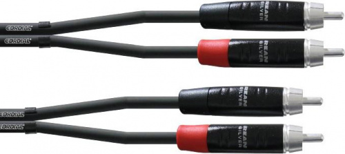 Cordial CIU 3 CC кабель 2xRCA/2xRCA, 3,0 м, черный