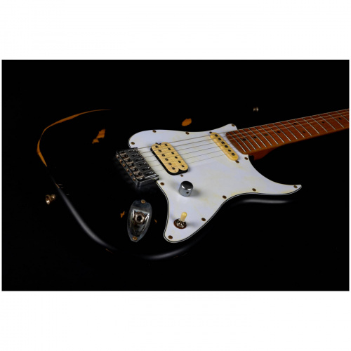 JET JS-800 Relic BK электрогитара, Stratocaster, корпус липа, HS, цвет Relic BK фото 9
