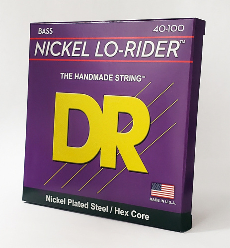 DR NLH-40 NICKEL LO-RIDER струны для 4-струнной бас-гитары никель 40 100 фото 3