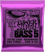 Ernie Ball 2821 струны для 5-струнной бас-гитары Nickel Wound Bass Power Slinky 5 (50-70-85-105-135)