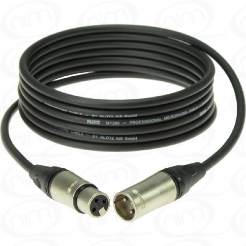 KLOTZ M1K1FM0300 M1 готовый микрофонный кабель на основе MY206, разъёмы Klotz XLR мама XLR папа, длина 3 м фото 3