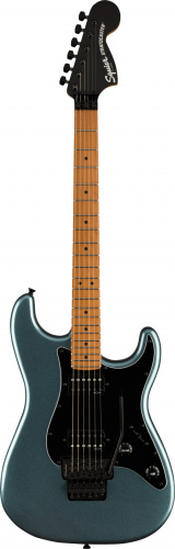 FENDER SQUIER Contemporary Stratocaster HH FR Gunmetal Metallic электрогитара, цвет серый