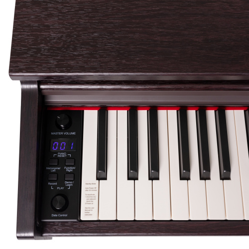 ROCKDALE Etude 128 Graded Rosewood цифровое пианино, 88 клавиш, цвет палисандр фото 6