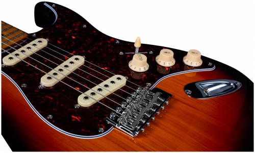JET JS-300 SB электрогитара, Stratocaster, корпус липа, 22 лада,SSS, tremolo, цвет SB фото 9