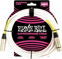 ERNIE BALL 6389 кабель микрофонный, XLR XLR, 6 м, белый