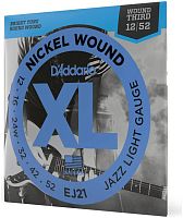 D'Addario EJ21 струны для электрогитары Jazz Light, 12-52