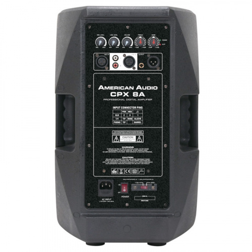 American Dj CPX 8A активная акустическая система, 8" woofer, 2"dr, 200Вт(cont), 30Hz-18KHz, SPL 114dB, 2 фото 3
