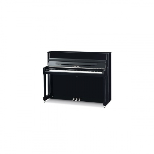 Kawai K-200 NKL M/ PEP пианино, банкетка в комплекте, высота 114 см, черный полированный, Индонезия