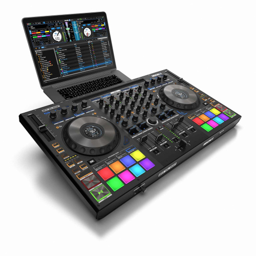 Reloop Mixon 8 PRO DJ-контроллер 4-канальный мультиплатформенный для Serato и djay фото 2