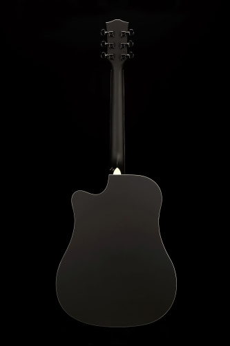 KEPMA D1CE Black Matt электроакустическая гитара, цвет черный, в комплекте 3м кабель фото 6