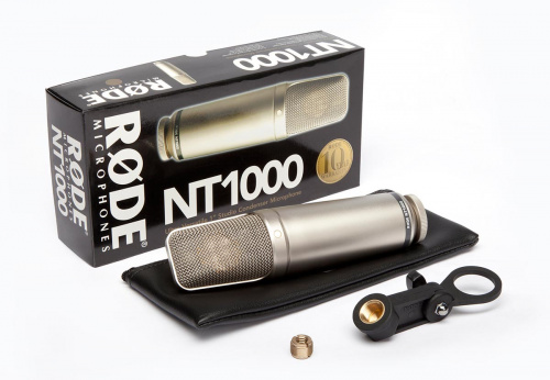 RODE NT1000 Сверхточный студийный конденсаторный микрофон с позолоченной диафрагмой 1" фото 2