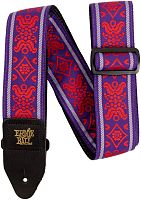 ERNIE BALL 5330 гитарный ремень Jacquard с рисунком Royal Flush Red