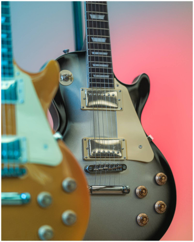 JET JL-500 SLB электрогитара, Les Paul, корпус красное дерево, HH, цвет Silverburst фото 8