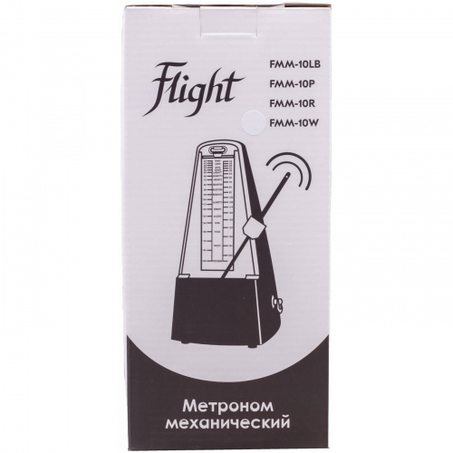 FLIGHT FMM-10 WHITE метроном механический, цвет белый фото 4