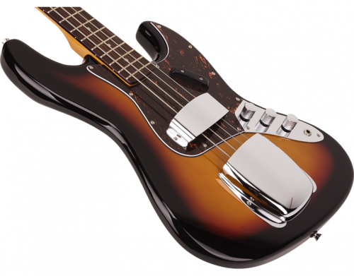 SX SJB62C+/T/3TS Бас-гитара, корпус: ольха, гриф: клен, 20 ладов, накладка: палисандр, контрорллеры: 2 громкость, 1 тон, цвет 3 Tone Sunburst фото 3
