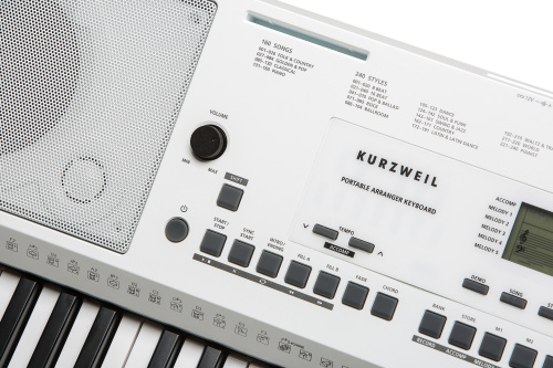 Kurzweil KP110 WH Синтезатор, 61 клавиша, полифония 128, цвет чёрный фото 4