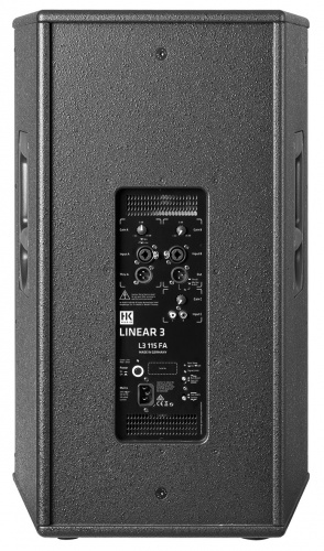HK AUDIO Linear 3 115 FA активная акустическая система, 15'+1', 90x55*, 1200Вт, 135 дБ (пик), c DSP, FOH, цвет черный фото 2