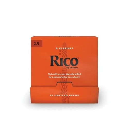 Rico RCA0125-B25 трости для кларнета Bb, RICO (2 1/2), 25 шт. в пачке