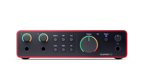 FOCUSRITE Scarlett 2i2 4th Gen аудио интерфейс USB, 2 входа/2 выхода фото 4
