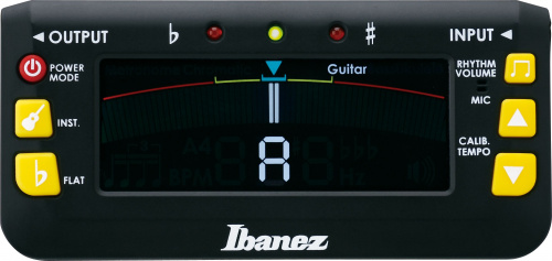 IBANEZ MU2 TUNER метроном и хроматический тюнер для гитары, бас-гитары, укулеле