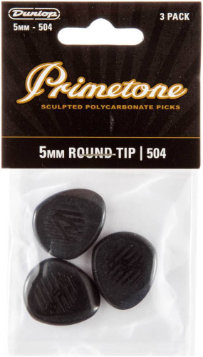 Dunlop Primetone Classic Round Tip 477P504 3Pack медиаторы, круглый кончик, 5 мм, 3 шт. фото 2