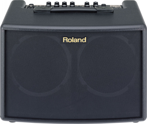 ROLAND AC-60 комбо гитарный. 2*30-ваттный акустический стерео усилитель с 2 динамиками. 2 канала: гитарный (Guitar) и микрофонный/линейный (Mic/Line) 