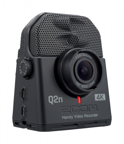 Zoom Q2n-4K Универсальная 4K камера со стереомикрофонами для композиторов и музыкантов, чёрная фото 5
