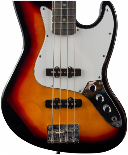 TERRIS TJB-46 SB бас-гитара jazz bass,цвет санберст фото 2