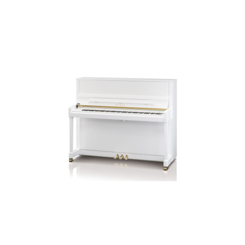 Kawai K300 WH/ P JP пианино, банкетка в комплекте, высота 122 см, цвет белый полированный, Япония