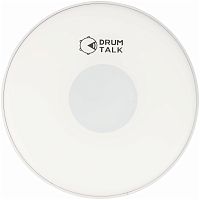 DRUM TALK DTDH-14WH13BDC Пластик 14" с напылением, однослойный, белый с усиленным центром