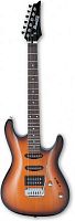 IBANEZ GIO GSA60 BS Электрогитара, цвет Brown Sunburst, фурнитура хромированная, корпус агатис, гриф на болтах, клен, накладка палисандр, 20 ладов, ме