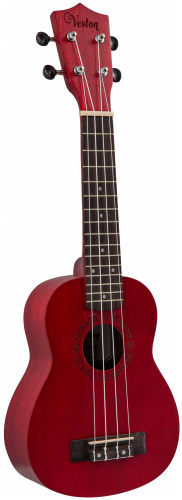 VESTON KUS-15RD I укулеле, сопрано, махагони, красный фото 2