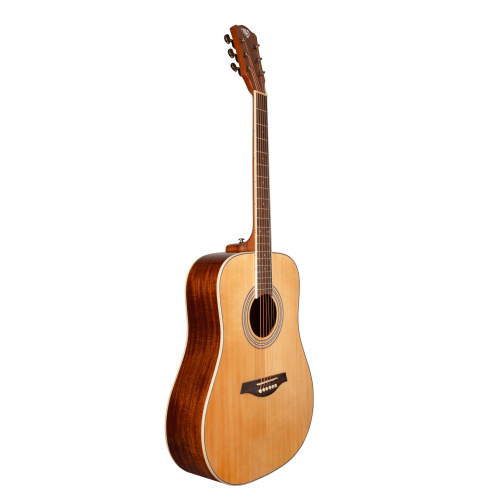 ROCKDALE Aurora D6 Gloss NAT акустическая гитара дредноут, цвет натуральный, глянцевое покрытие фото 2